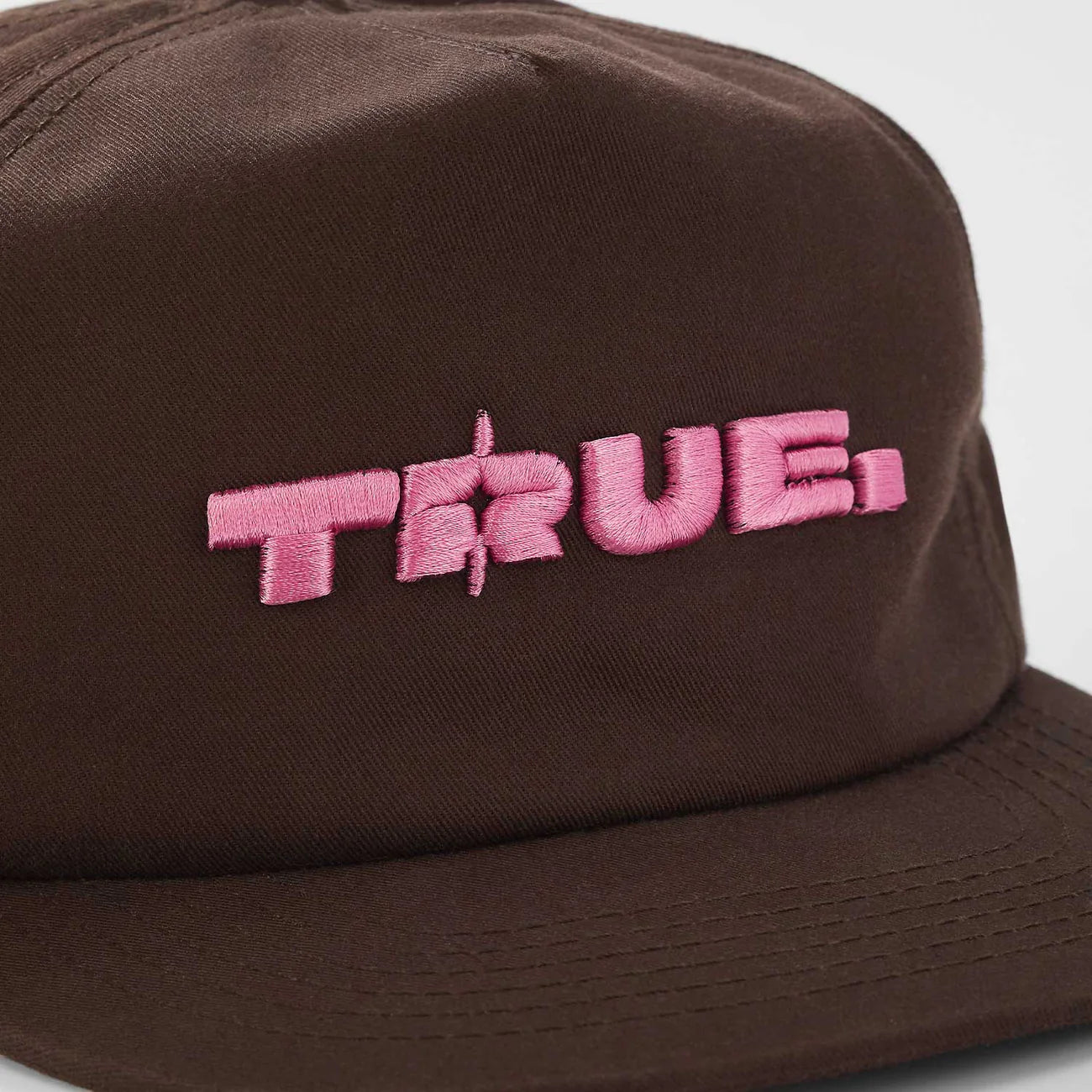 TOO BRIGHT GOLFER CAP BROWN - FRONT OF