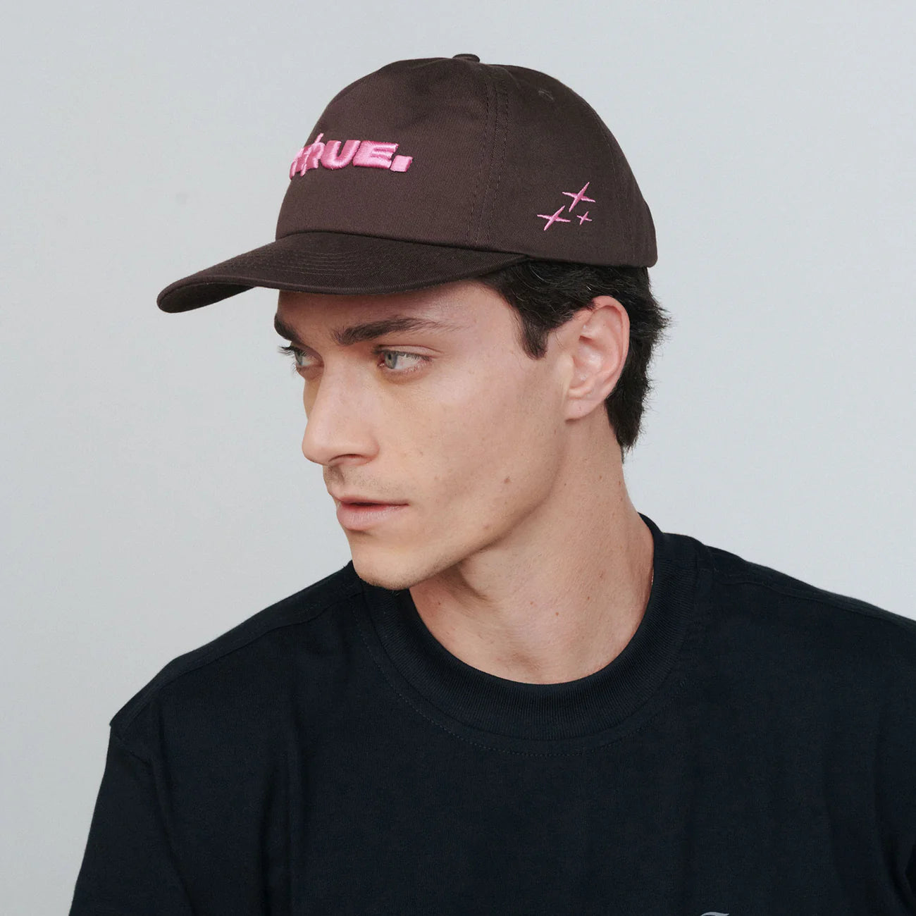 TOO BRIGHT GOLFER CAP BROWN - FRONT OF