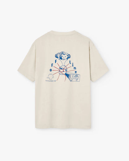 WANF TRAVEL BOY T-SHIRT OFF WHITE - FRONT OF