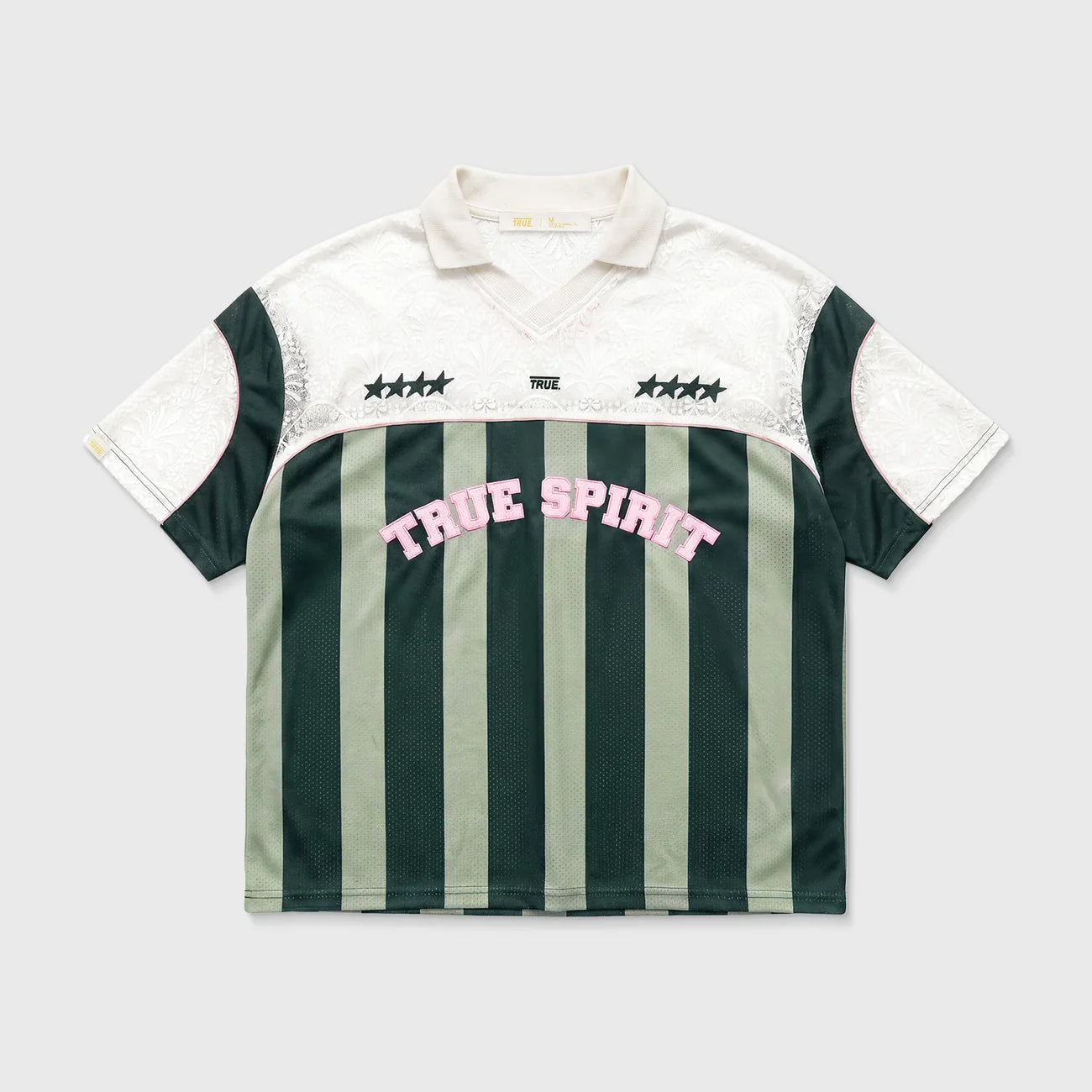 TRUE SPIRIT SOCCER TEE GREEN - FRONT OF