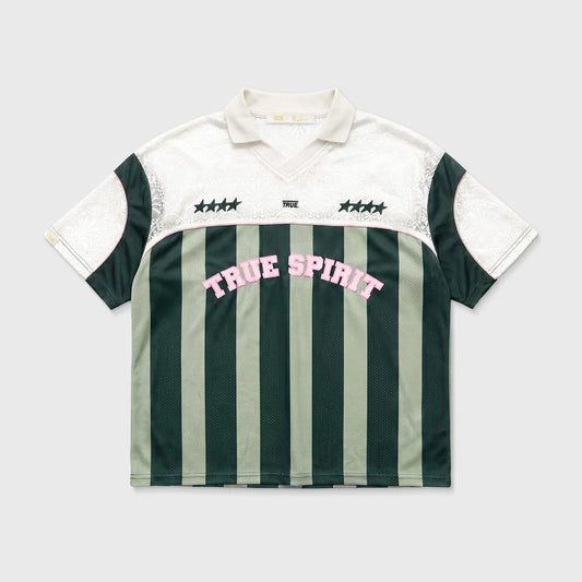 TRUE SPIRIT SOCCER TEE GREEN - FRONT OF