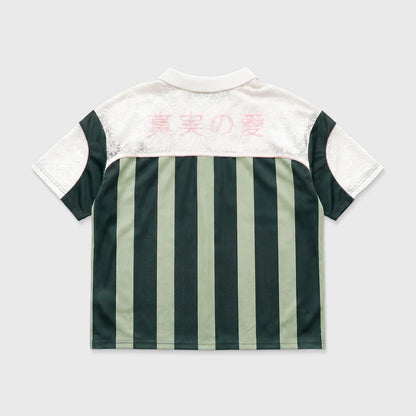 TRUE SPIRIT SOCCER TEE GREEN - FRONT OF