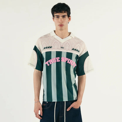 TRUE SPIRIT SOCCER TEE GREEN - FRONT OF