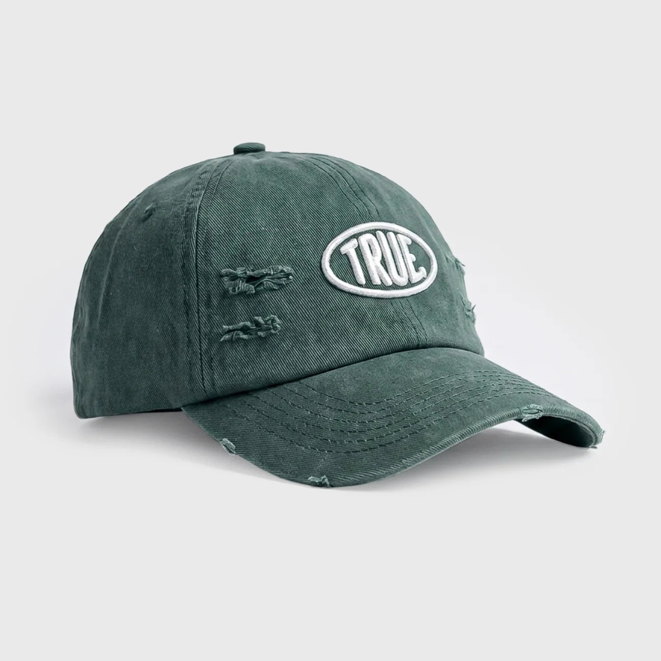 TRUE UNIFORM CAP WASHED GREEN - FRONT OF