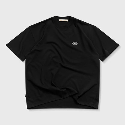 TRUE UNIFORM OVERSIZED T-SHIRT BLACK - FRONT OF