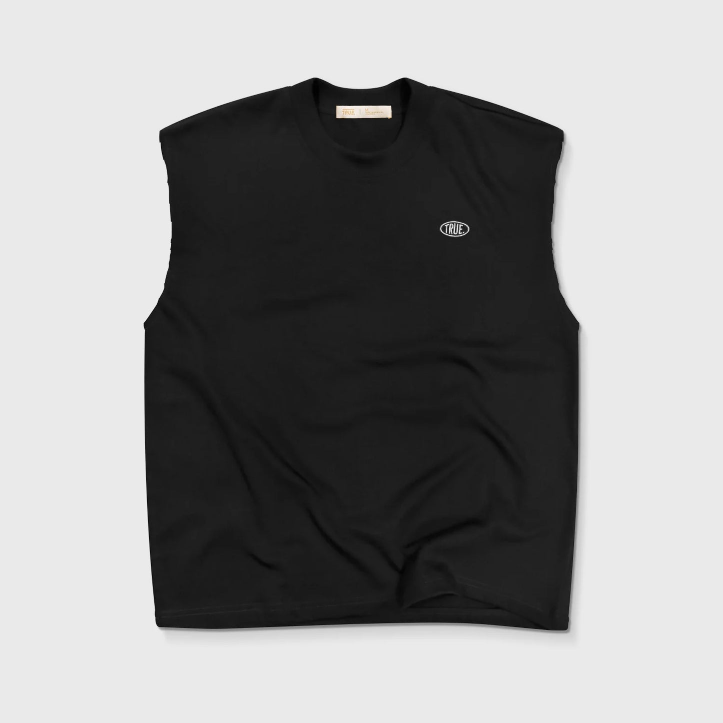 TRUE UNIFORM TANK TOP BLACK - FRONT OF