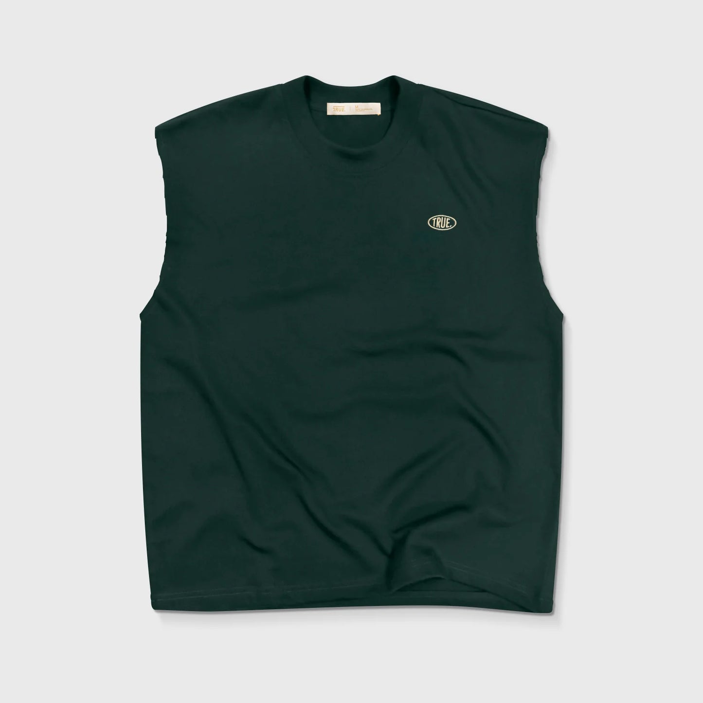 TRUE UNIFORM TANK TOP GREEN PINE - FRONT OF
