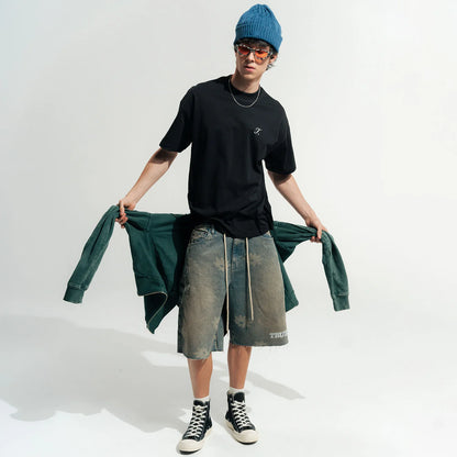 TRUE WAY LOOSE FIT T-SHIRT BLACK - FRONT OF
