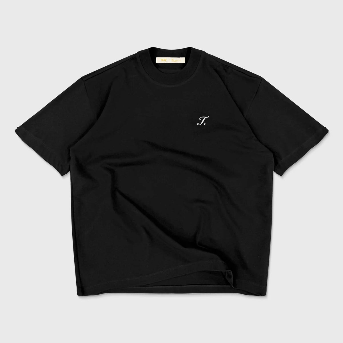 TRUE WAY LOOSE FIT T-SHIRT BLACK - FRONT OF