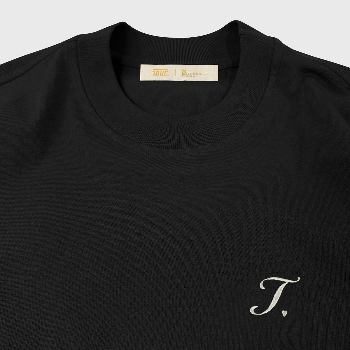 TRUE WAY LOOSE FIT T-SHIRT BLACK - FRONT OF