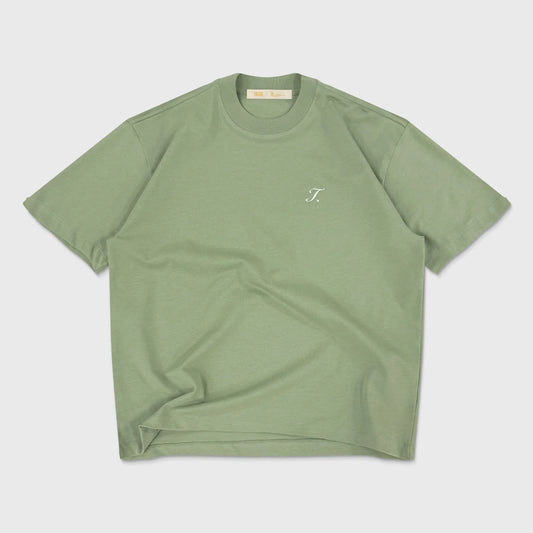 TRUE WAY LOOSE FIT T-SHIRT PISTACHIO - FRONT OF