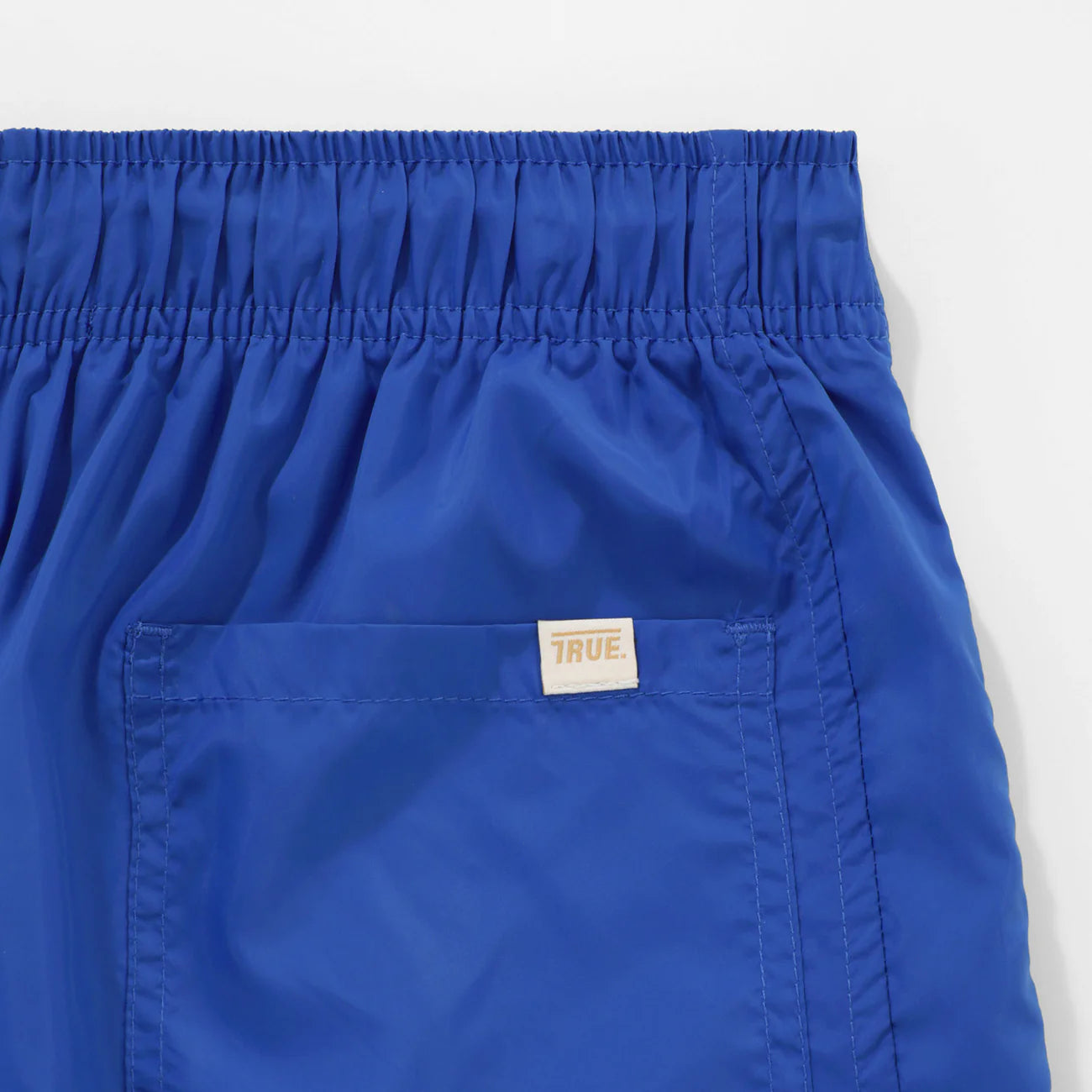 TRUE LOUNGE BOARD SHORTS BLUE - FRONT OF.