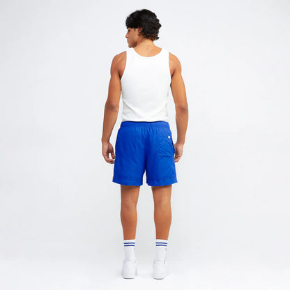 TRUE LOUNGE BOARD SHORTS BLUE - FRONT OF.