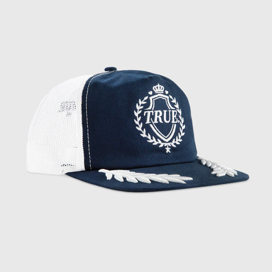 GORRA TRUE LOUNGE GOLFER NAVY BLUE - FRONT OF.