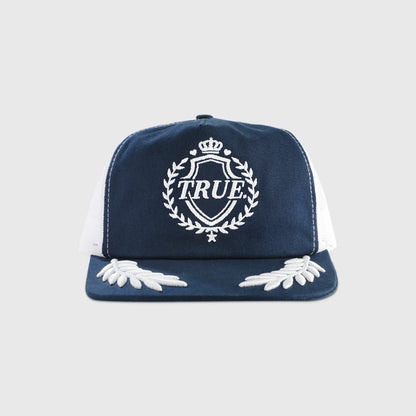 GORRA TRUE LOUNGE GOLFER NAVY BLUE - FRONT OF.