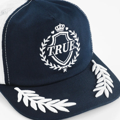 GORRA TRUE LOUNGE GOLFER NAVY BLUE - FRONT OF.