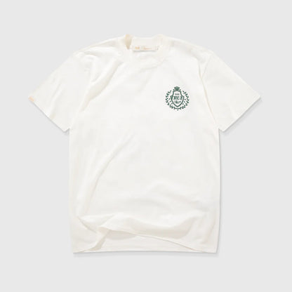 TRUE LOUNGE T-SHIRT CREAM - FRONT OF.
