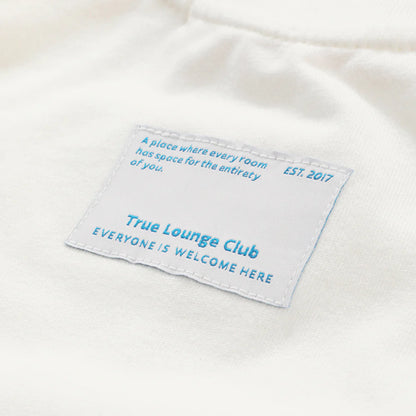 TRUE LOUNGE T-SHIRT CREAM - FRONT OF.