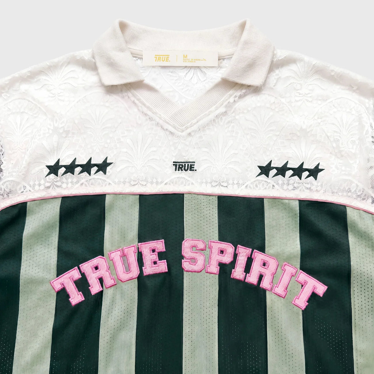 TRUE SPIRIT SOCCER TEE GREEN - FRONT OF