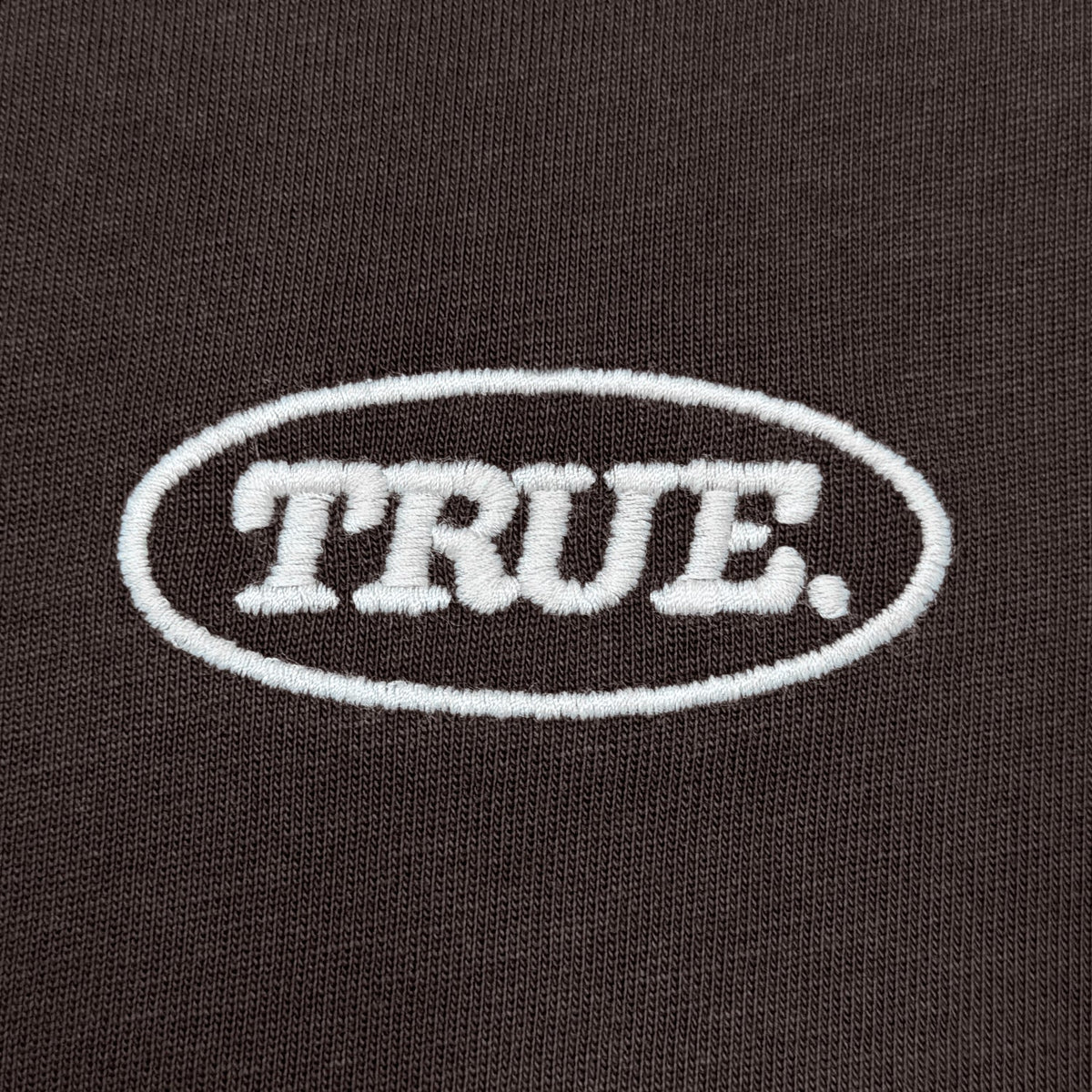 TRUE WAY BOXY LONG SLEEVE BROWN - FRONT OF