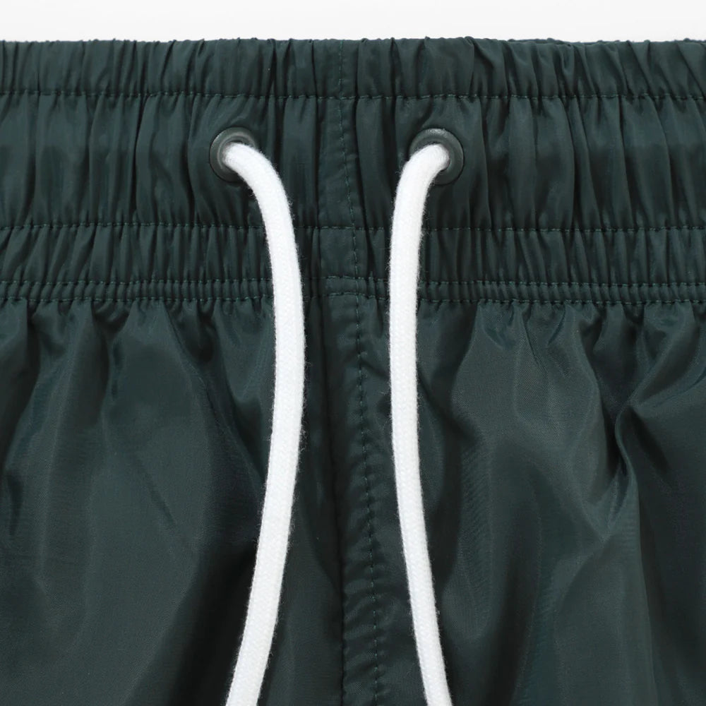 TRUE LOUNGE BOARD SHORTS PINE GREEN - FRONT OF.