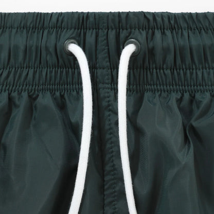 TRUE LOUNGE BOARD SHORTS PINE GREEN - FRONT OF.