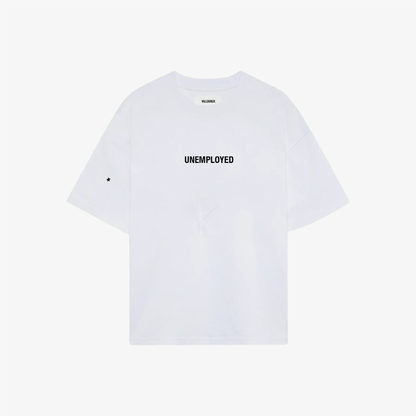UNEMPLOYED TEE WHITE - FRONT OF