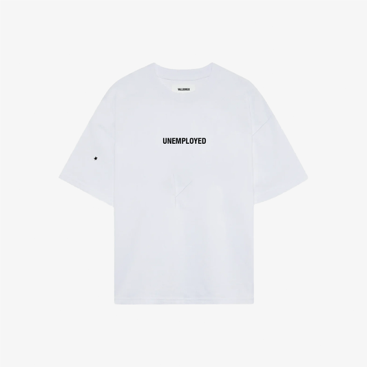 UNEMPLOYED TEE WHITE - FRONT OF
