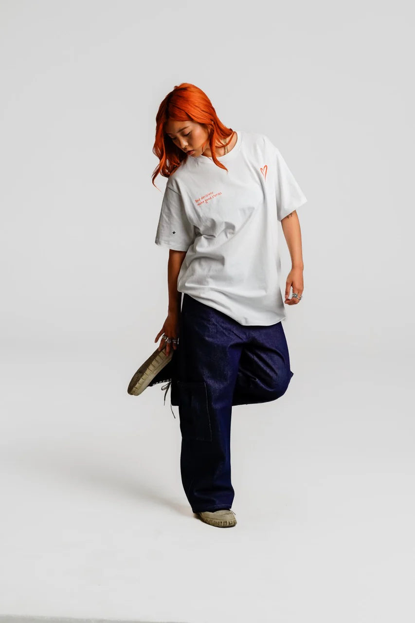 LOVE-FIFTEEN TSHIRT WHITE - FRONT OF