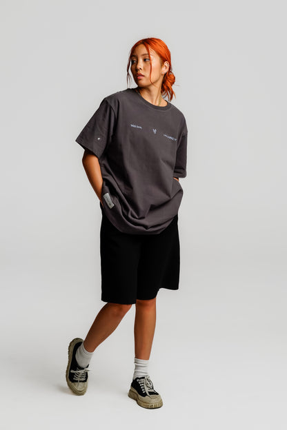 WASN'T IT ROMANTIC? TEE SHADOW GREY - FRONT OF