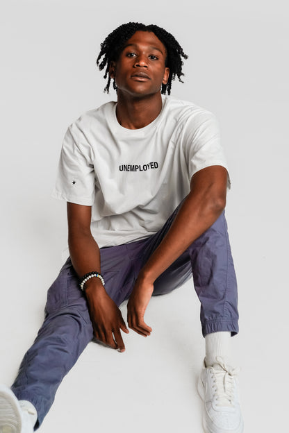UNEMPLOYED TEE WHITE - FRONT OF