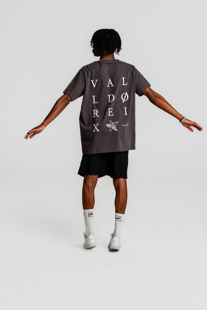 THREE SETTER TEE SHADOW GREY - FRONT OF