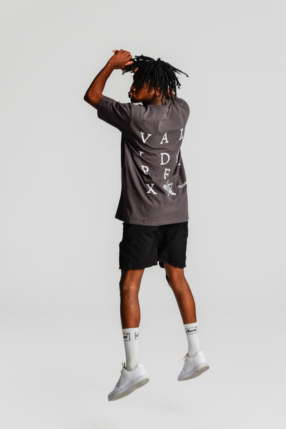 THREE SETTER TEE SHADOW GREY - FRONT OF
