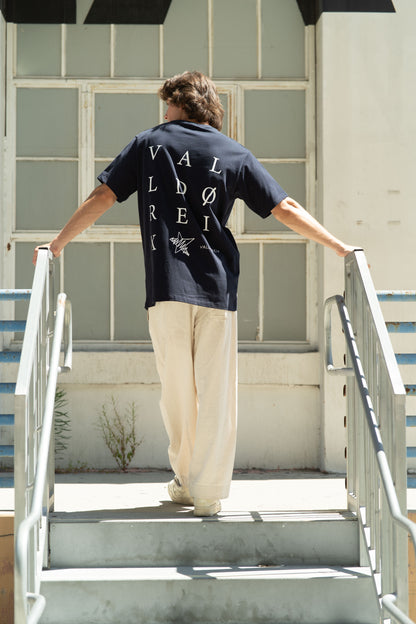 THREE SETTER TEE ICONIC NAVY - FRONT OF