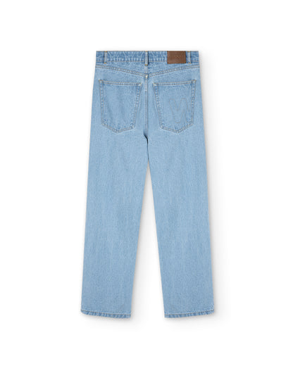VENICE PLEAT JEANS - FRONT OF.