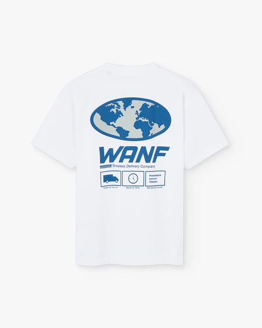 DELIVERY WANF WHITE T-SHIRT - FRONT OF