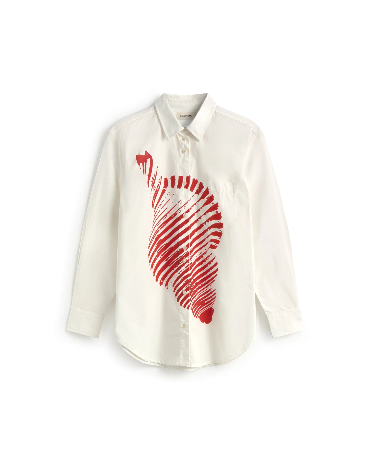 CAMISA OVERSIZE POPELIN CONCHA ODIE - FRONT OF
