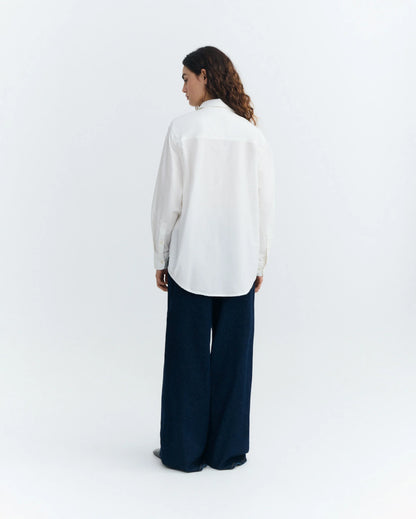 CAMISA OVERSIZE POPELIN CONCHA ODIE - FRONT OF