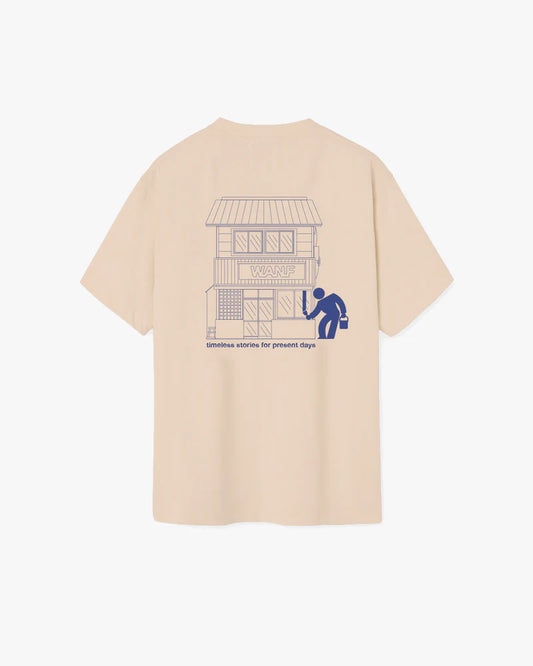 PAINTER WANF T-SHIRT CREAM - FRONT OF