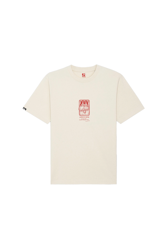 SARDINAS T-SHIRT CREAM - FRONT OF