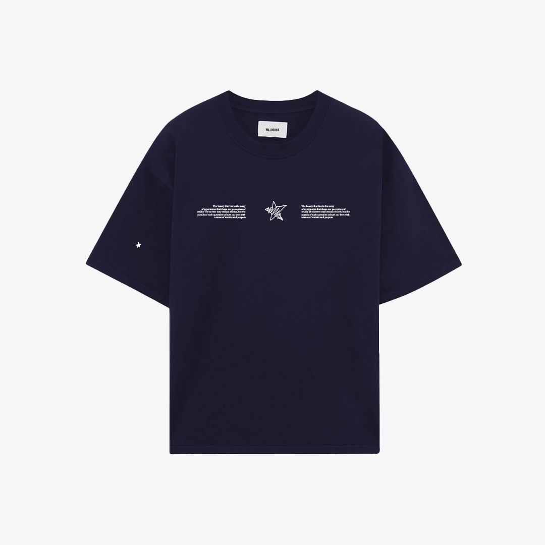 THREE SETTER TEE ICONIC NAVY - FRONT OF