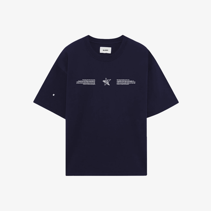 THREE SETTER TEE ICONIC NAVY - FRONT OF