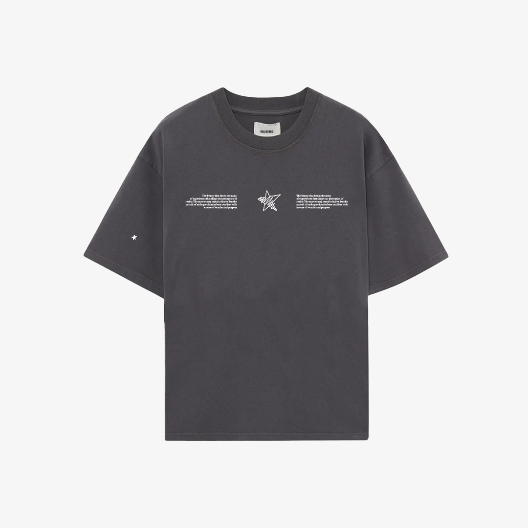 THREE SETTER TEE SHADOW GREY - FRONT OF