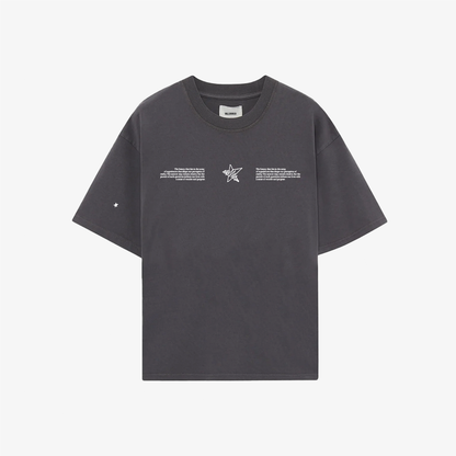 THREE SETTER TEE SHADOW GREY - FRONT OF