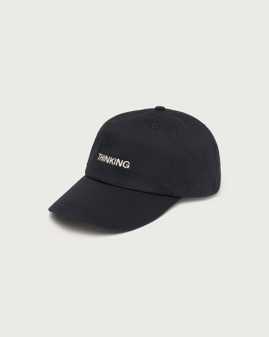 GORRA NEGRA THINKING CHRIS - FRONT OF