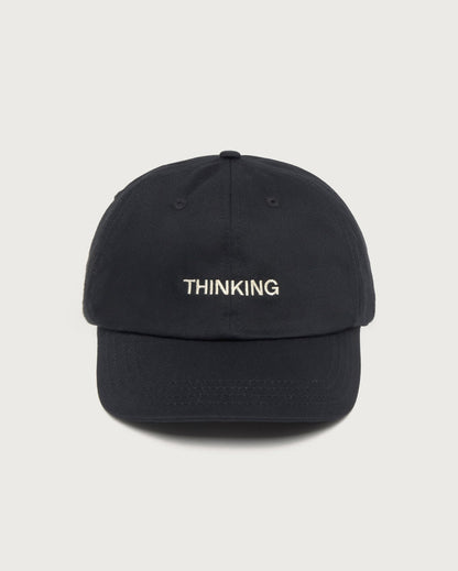 GORRA NEGRA THINKING CHRIS - FRONT OF