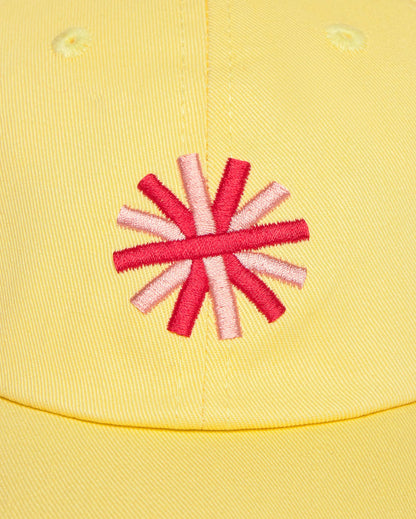 SUNNY YELLOW CHRIS CAP - FRONT OF