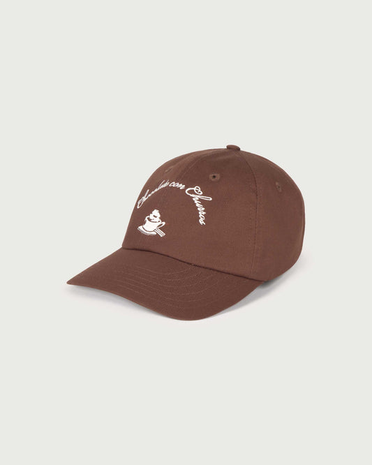 GORRA CHURROS MARRON - FRONT OF