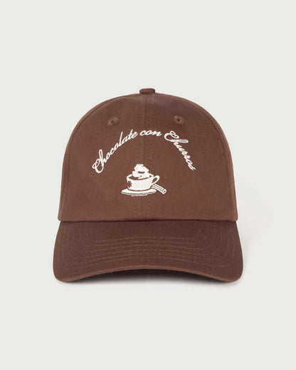 GORRA CHURROS MARRON - FRONT OF