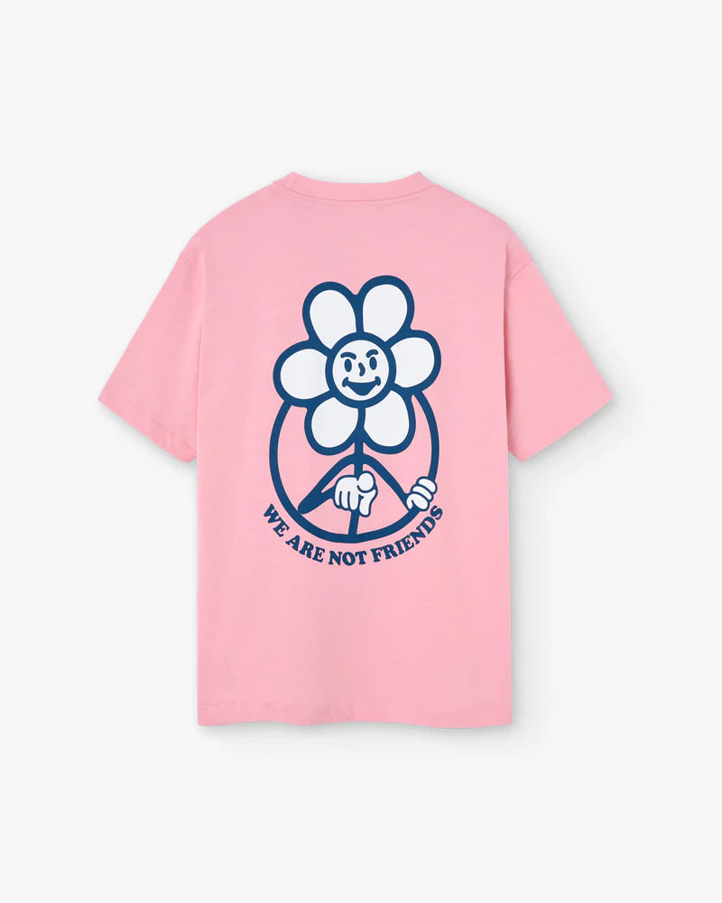 YOUNG DAISY T-SHIRT PINK - FRONT OF